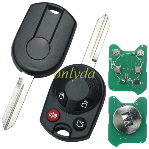 For ford 4 button remote  key with 434mhz