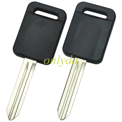For Nissan transponder key the head is rectangle without badge place