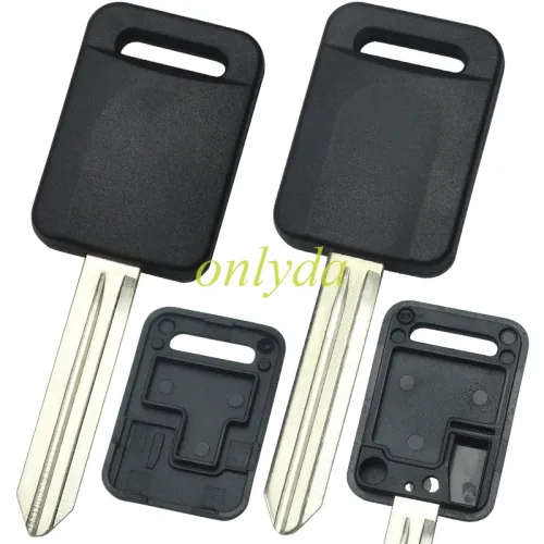For Nissan transponder key the head is rectangle without badge place
