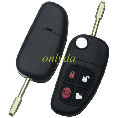 For Ford Jaguar 4 button remote key with 315mhz / 434mhz & 4D60 glass chip