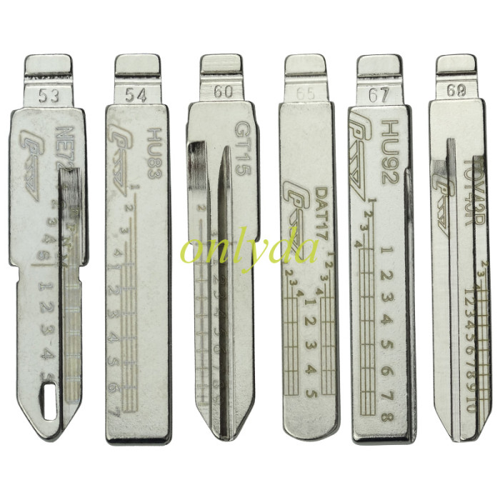 xhorse vvdi keydiy blade models 35 kinds, 5pcs of each