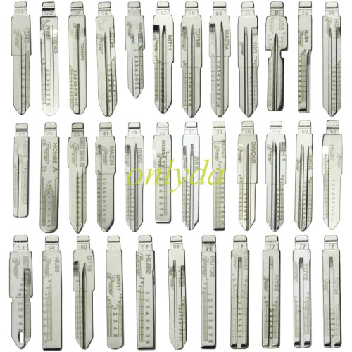 Keydiy blade sets 35 models, 5pcs of each