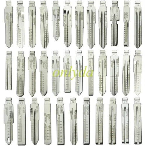 Keydiy blade sets 35 models, 5pcs of each