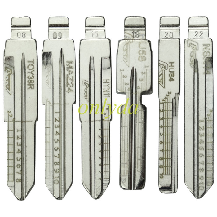 xhorse vvdi keydiy blade models 35 kinds, 5pcs of each
