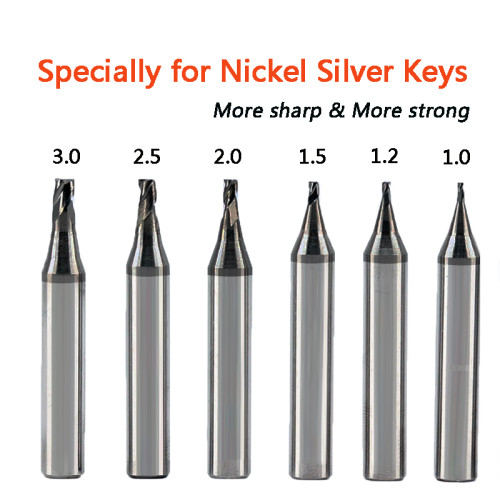 Key Cutter Carbide Milling Cutters Probe For Nickel Silver key on SILCA JMA Keyline Key Duplicator Key Copy Machine Locksmith Tools
