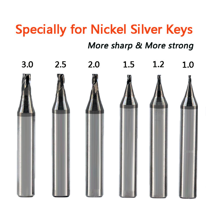 Key Cutter Carbide Milling Cutters Probe For Nickel Silver key on SILCA JMA Keyline Key Duplicator Key Copy Machine Locksmith Tools
