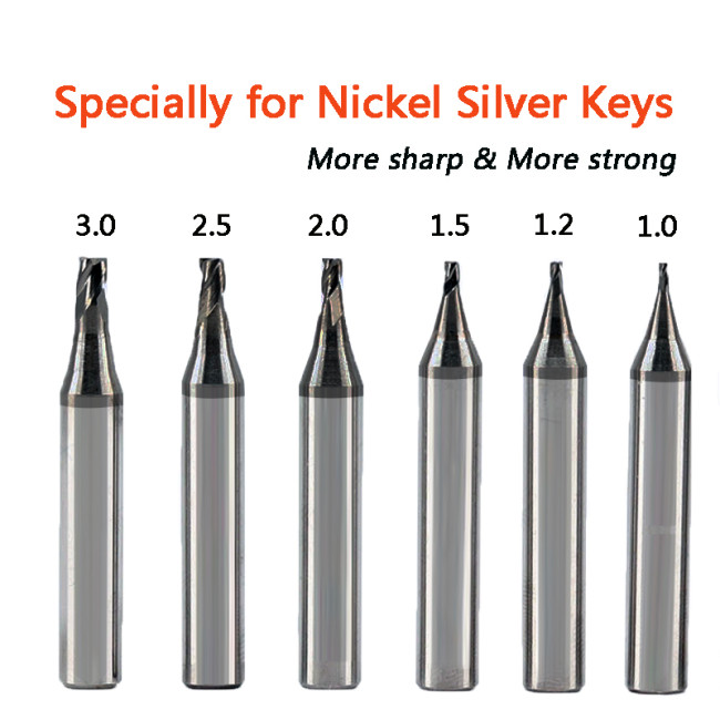 Key Cutter Carbide Milling Cutters Probe For Nickel Silver key on SILCA JMA Keyline Key Duplicator Key Copy Machine Locksmith Tools