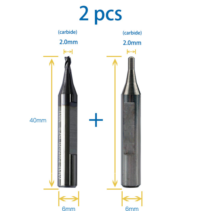 Key Cutter Carbide Milling Cutters Probe For Nickel Silver key on SILCA JMA Keyline Key Duplicator Key Copy Machine Locksmith Tools