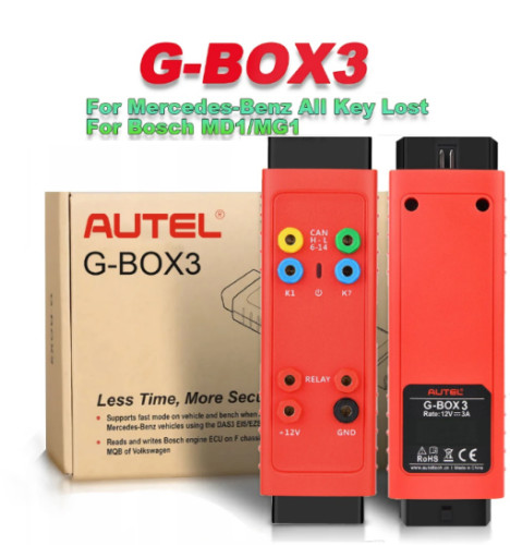AUTEL G-BOX3 tool Mercedes Benz All keys Lost