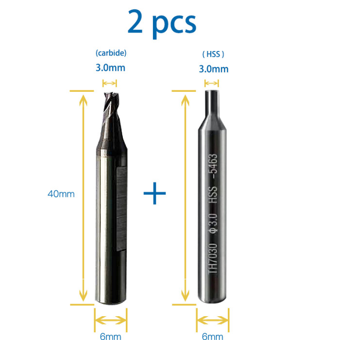 Key Cutter Carbide Milling Cutters Probe For Nickel Silver key on SILCA JMA Keyline Key Duplicator Key Copy Machine Locksmith Tools
