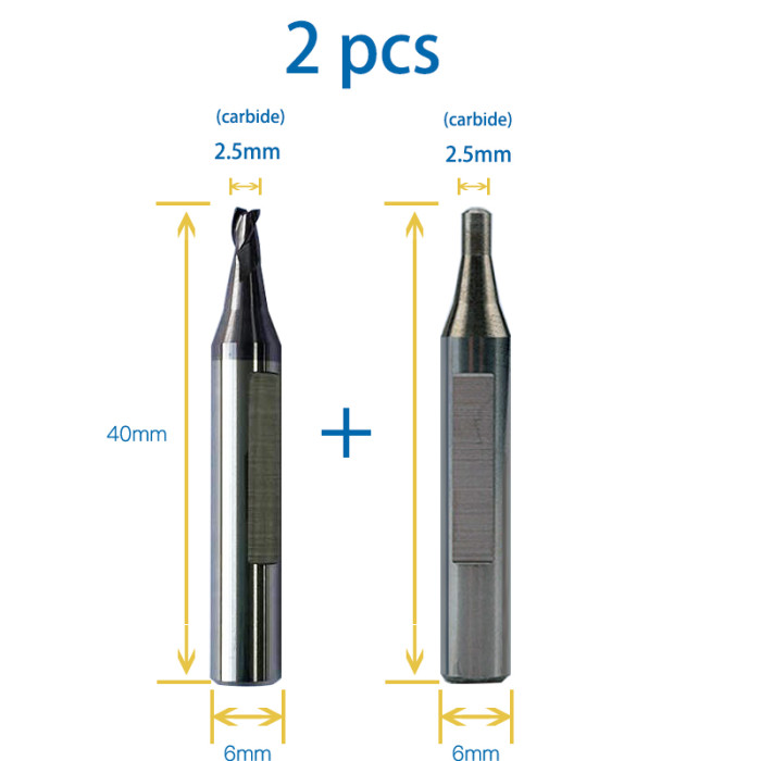 Key Cutter Carbide Milling Cutters Probe For Nickel Silver key on SILCA JMA Keyline Key Duplicator Key Copy Machine Locksmith Tools