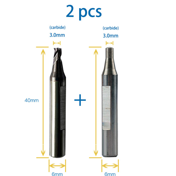 Key Cutter Carbide Milling Cutters Probe For Nickel Silver key on SILCA JMA Keyline Key Duplicator Key Copy Machine Locksmith Tools