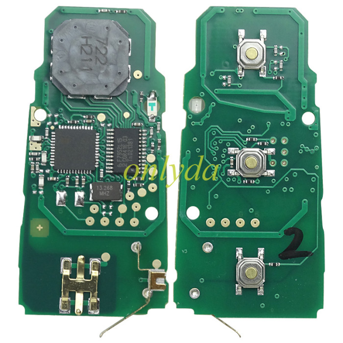 For VW Magotan keyless  3  button remote key with ID46 chip 3C0 959 752 BG  year2004-2015  VW passat/passat CC