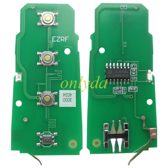 For VW keyless 3+1  button remote key with ID48 chip-315mhz