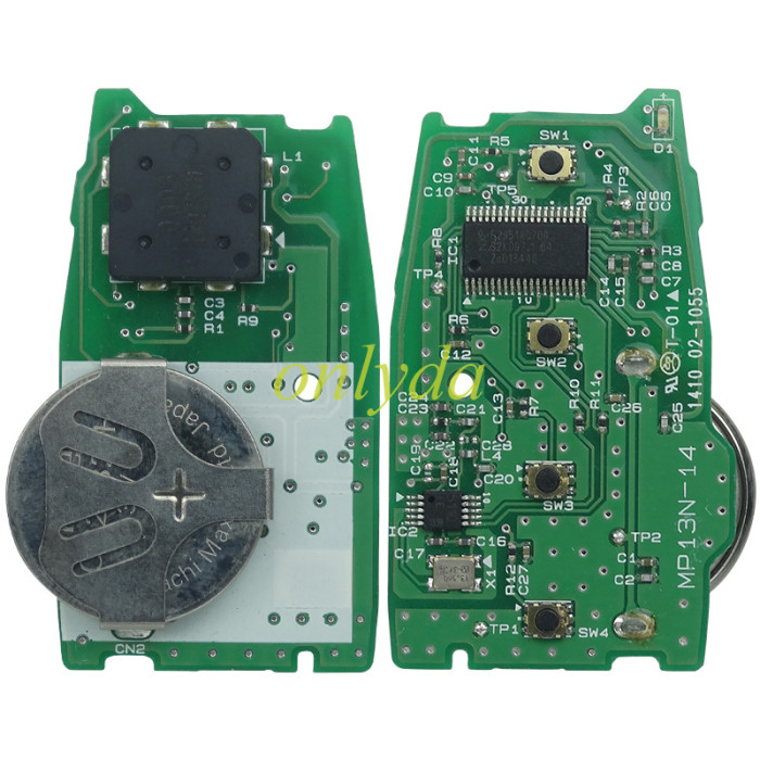 Original for  Kia 3+1 button remote key with 433.mhz with 46 chip（HITAG3) F2951X0700 PN:C5000