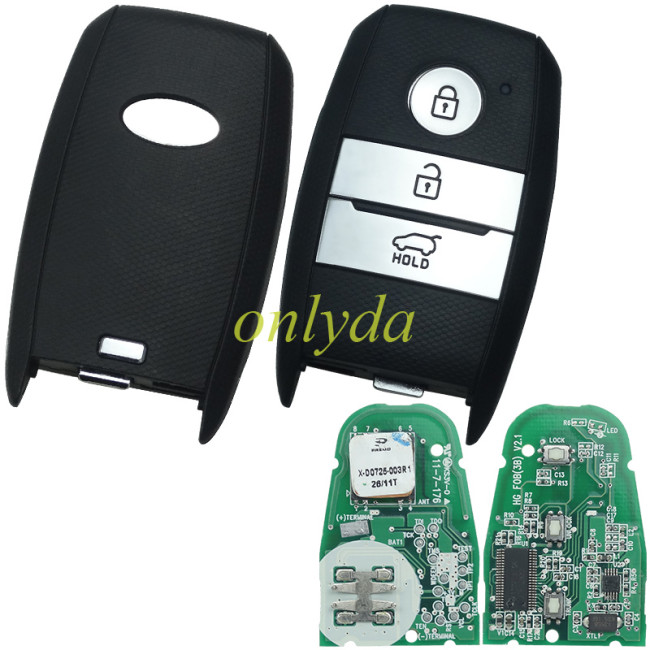 Original for Kia 3  button remote key with 434mhz with 4D60+dst40 chip  PN:16C6D5TG4