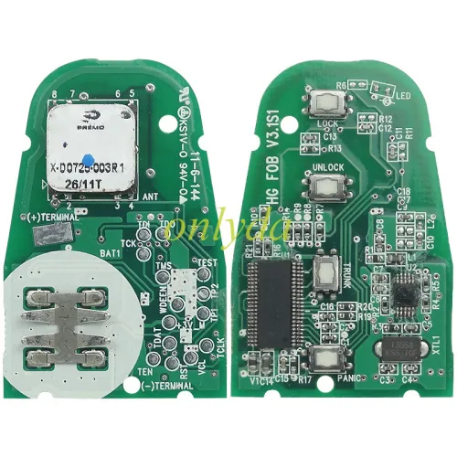 Original for Kia 4 button remote key with 434mhz with 4D60+dst40 chip  PN:15CHGNTG4