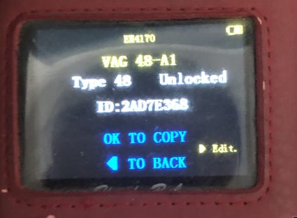 Aftermarket ID48 CAN Transponder  for VW encrypted (TP23)