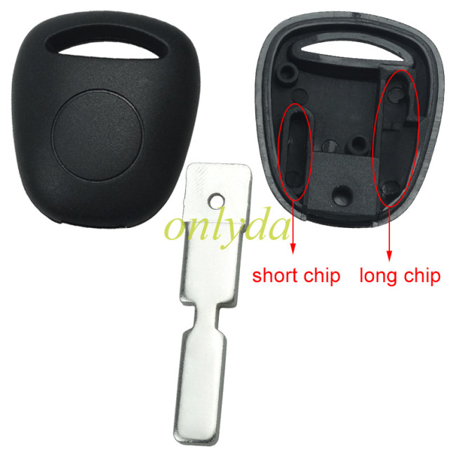 Super Stronger GTL shell SAAB transponder key shell with 4 track blade
