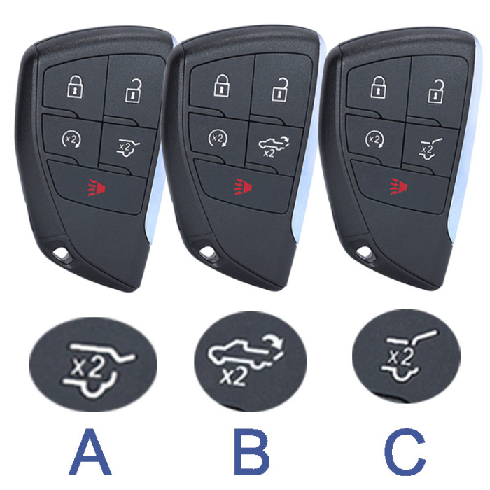 For Chevrolet ASK 434MHz ID49 Chip FCC ID: YG0G21TB2 Smart Remote Car Key Fob for Chevrolet Suburban Tahoe GMC Yukon 2021 2022 2023,pls choose button and PN number
