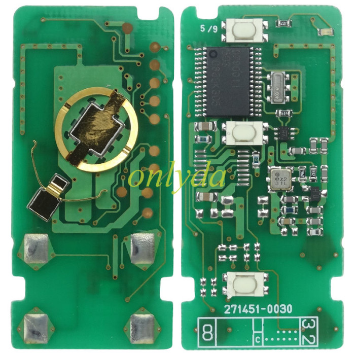 For original Toyota  CROWN remote 315mhz with 4D70E chip  # 271451-0030  CMII ID :2004DJ1040 MODEL:14AAA-02
