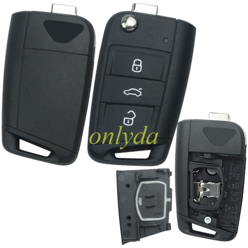 For VW new Jetta original keyless 3 button remote key 434mhz  with 5CG  959 752D with  MQB49/5C/NCP21A2W chip CMIIT ID :2015DJ1677