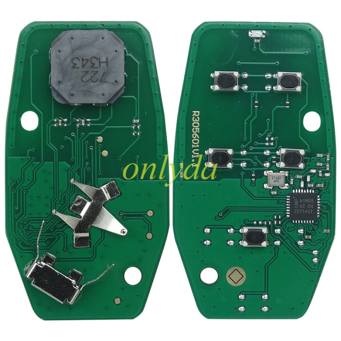 made in China For 2017 - 2020 Alfa Romeo Giulia Stelvio Smart key  5 button  FCC ID: KR5ALFA434 433MHz P/N: 6EP44LXHA. 6WN70LXHAA/ 4A chip