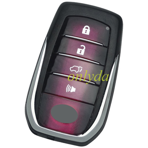 For Toyota 4 button key shell with SUV car button