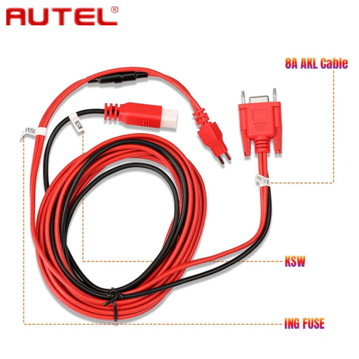 Autel MaxiIM TOYOTA 8A BLADE AKL KIT, Autel Toyota 8A Non-Smart Key All Keys Lost Adapter Work with Autel IM508, Autel IM608, Autel IM608 Pro2, Autel G-Box2, and APB112 Adapter