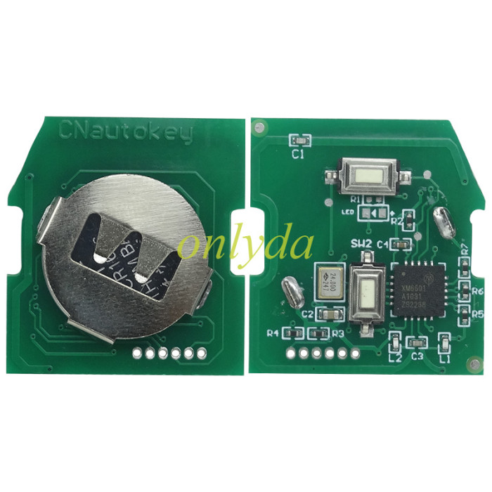 For Nissan 2 button remote head  key with 434MHZ