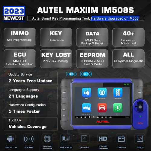 Autel MaxiIM IM508S Key programmer 2 years free update