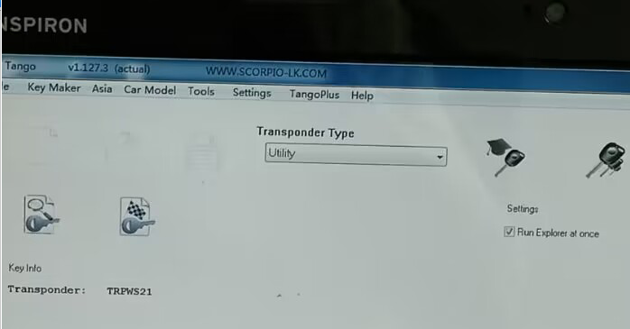 Original WS21 ID4D60 128bit Carbon Transponder 128bit  WS21-00 3AA00TG