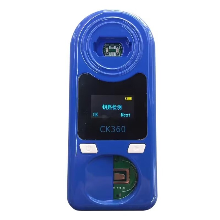 CK360 Auto Key Frequency Detector Easy Check Remote Control Key Tester for Frequency 315Mhz-868Mhz & Key Chip & Battery