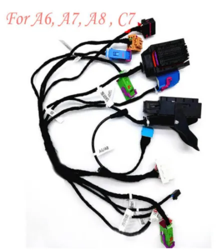 ECUTOOL For AUDI Test Platform Cable Adapter ECU Bench for A4 A6 A7 A8 B8 B9 C7 Q5 Q7 Different Models for Choose