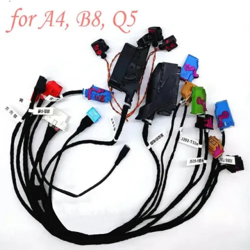 For Audi B8 Test Platform Harness 2008-2016 A4 A4L Q5 Immo ECU ELV ESL BCM ABS Testing Cable Kit