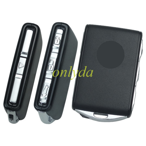 Genuine Volvo smart card 3+1 button 433.92 Mhz  chip ：8A (Tiris DST AES ) CMIIT ID :2015DJ3461 IC:4008C-HUF8432 FCC ID YGOHUF8432 Made in Portugal 2pcs remote key +1pcs blueteeth card /set