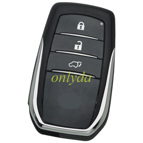 For Toyota Fortuner original 3 button remote key with 433 mhz with Toyota H chip