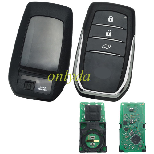 For Toyota Fortuner original 3 button remote key with 433 mhz with Toyota H chip