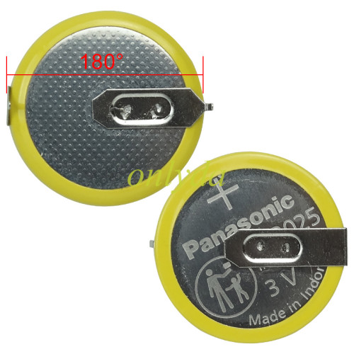 For BMW Mini remote key CR2025 battery 180°unrechargable