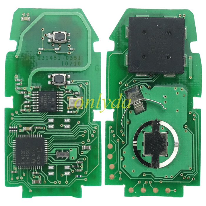 Original for toyota C-HR 2 button remote key with  312/314MHZ