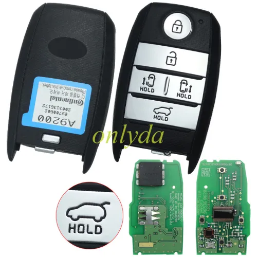 OEM for KIA Carnival 2016-2017 Remote Key 5 Buttons 433MHz 95440-A9200