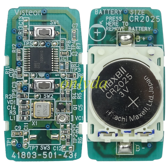 For Mazda 6 series button remote with 315mhz  before  2008 year