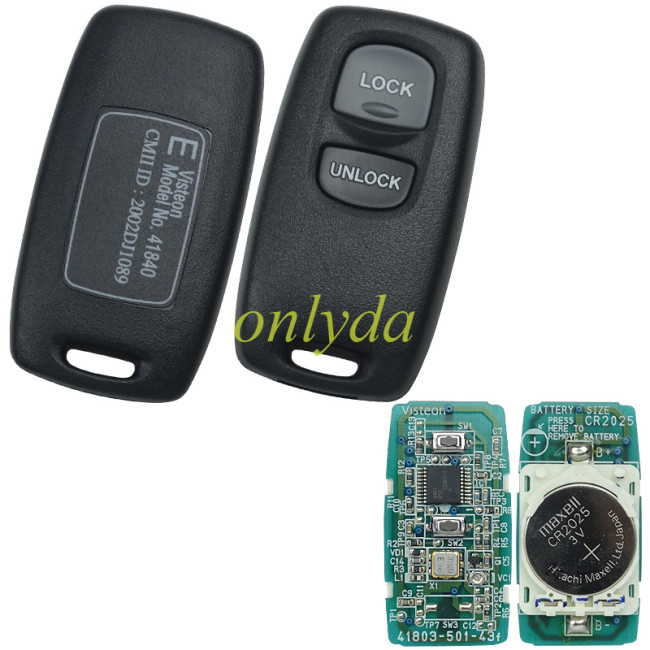 For Mazda 6 series button remote with 315mhz before 2008 year