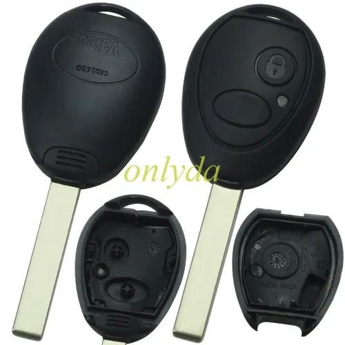 For landrover 2 button remote key blank with badge