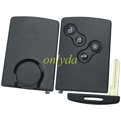 For Renault 4 button remote key blank with Lo