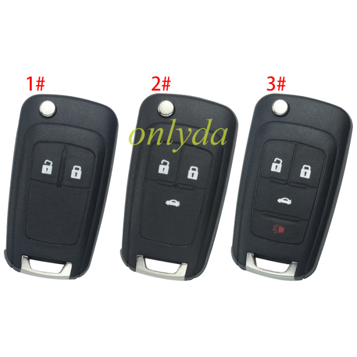 For Opel  Astra J  2B/3B/3+1B remote key  434mhz 5WK50079 95507070 chip GM 46 (HITA G2)  7937E / 7941E,please choose the key shell