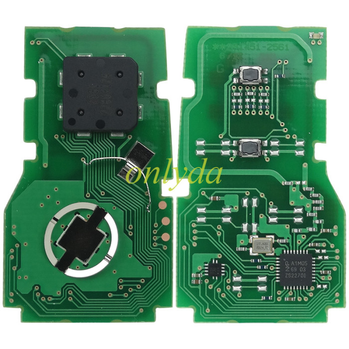 Original for TOYOTA YARIS 2020+  #231451-2561 2BUTTON with 4A chip with 433MHZ
