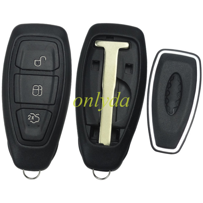 For 3 button  remote key shell with blade
