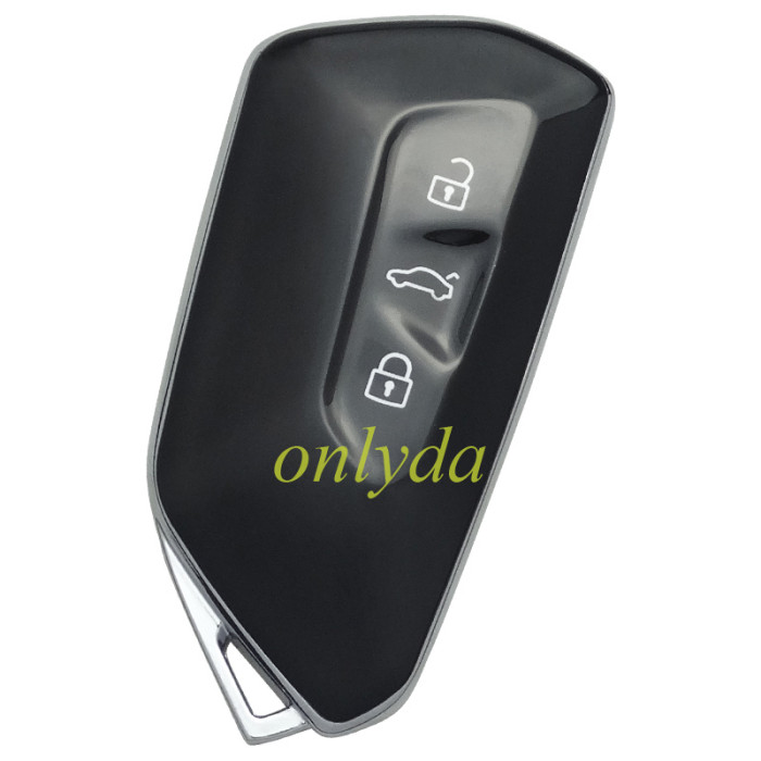For VW 3 button modified remote key blank with hu66 blade