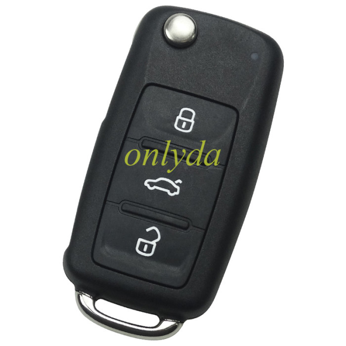 OEM VW 3 Button remote key with 434mhz model number is 3T0959753N
